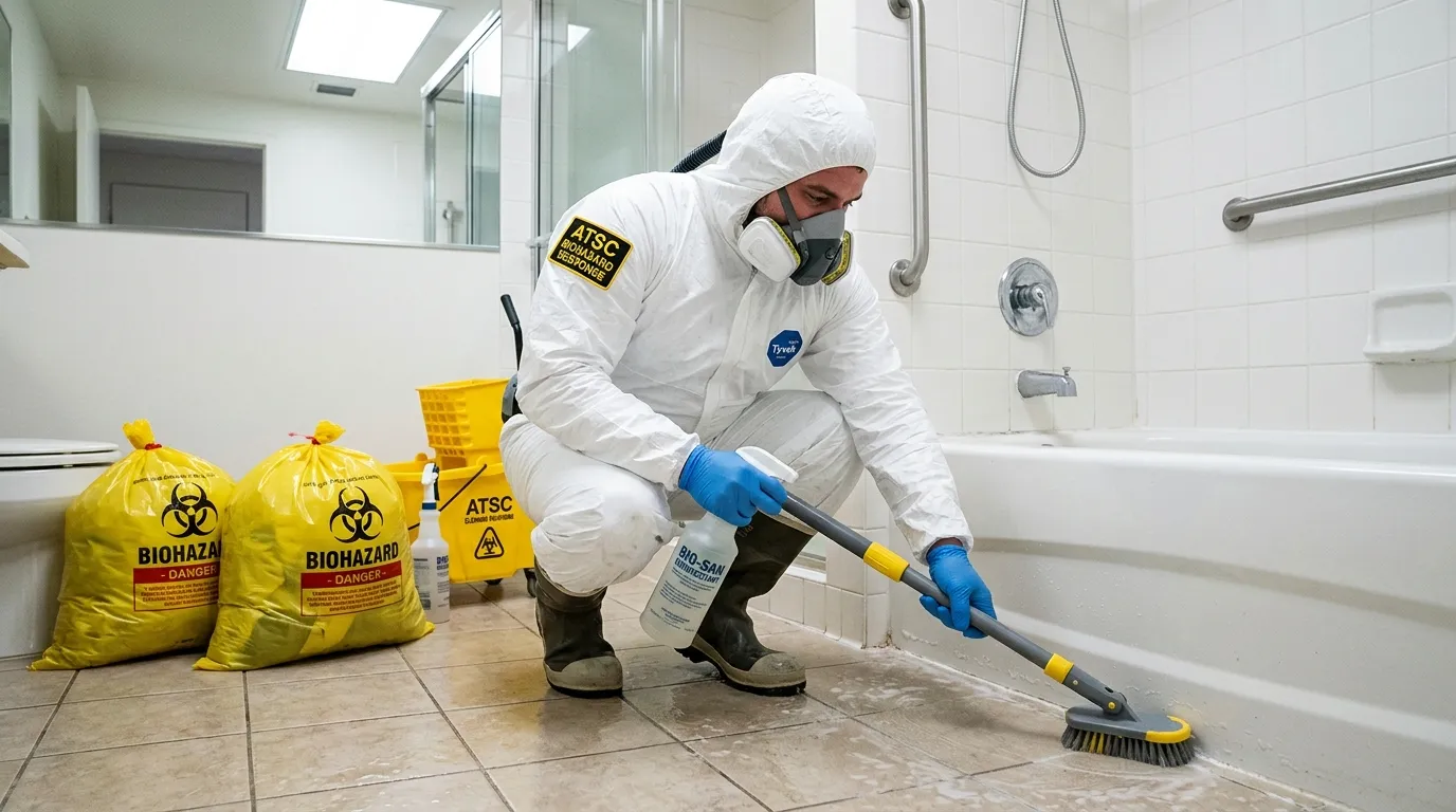 Decontamination equipment deployed for Blood Cleanup in East Massapequa